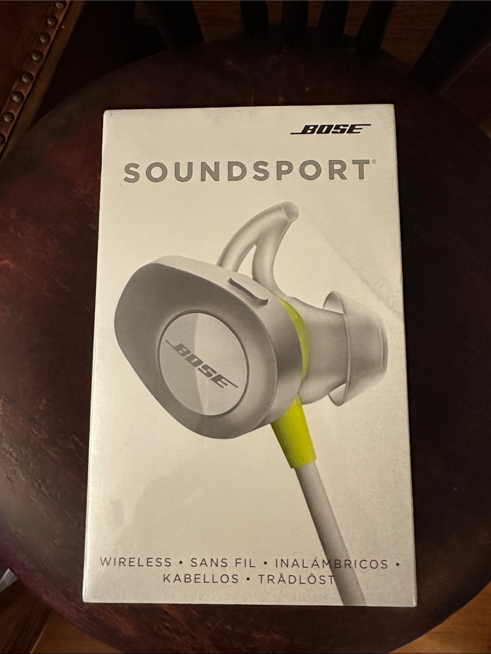 Bose SoundSport Wireless Earbuds in Gray and Lime NWT